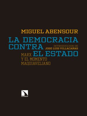 cover image of La democracia contra el Estado